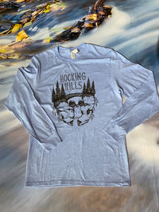 Long Sleeve Tee- Old Man's Cave Design