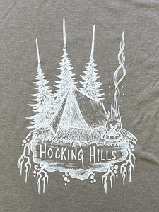 Hocking Hills Camping Tent T-shirt