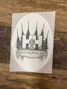 Hocking Hills Hiker Sticker